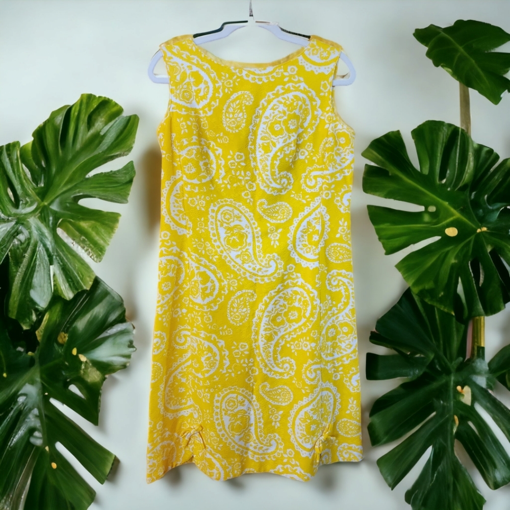 Vintage 1960s Andrade Resort Shops Honolulu A-Line Dress Vintage Size 14